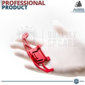 2 Levas de Volante para VW Touran 2 R-Line | Reemplazo Levas de Cambio de Aluminio Rojo