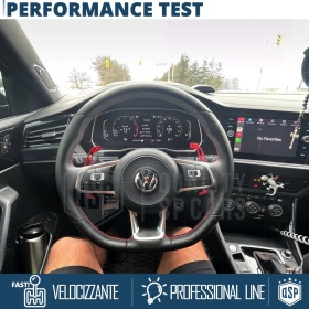 2 Steering Wheel Paddle Shift for VW T-Roc 17-22 | Red Aluminum Paddle Shifters Replacement