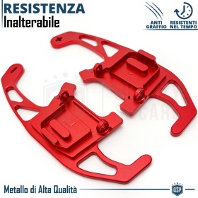 2 Steering Wheel Paddle Shift for VW T-Roc 17-22 | Red Aluminum Paddle Shifters Replacement