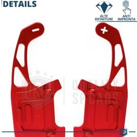 2 Steering Wheel Paddle Shift for VW T-Roc 17-22 | Red Aluminum Paddle Shifters Replacement