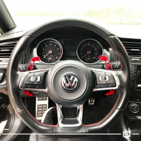 2 Steering Wheel Paddle Shift for VW T-Roc 17-22 | Red Aluminum Paddle Shifters Replacement
