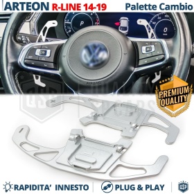 2 Levas de Volante para VW Arteon R-Line 17-20 | Reemplazo Levas de Cambio de Aluminio Silver