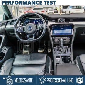 2 PALETTE Cambio al Volante per VW Tiguan 2 R-Line 16-22 | Ricambio Paddle Leve Alluminio Silver