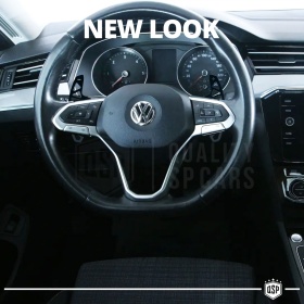 2 Levas de Volante para VW Tiguan 2 Facelift | Levas de Cambio de Reemplazo de Aluminio Negro