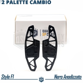 2 Levas de Volante para VW Multivan T7 | Levas de Cambio de Reemplazo de Aluminio Negro