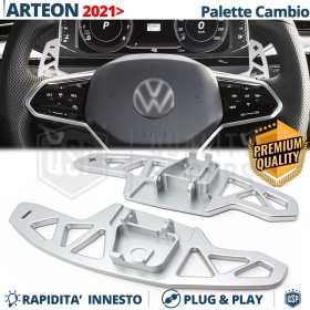 2 Levas de Volante para VW Arteon Facelift | Levas de Cambio de Reemplazo de Aluminio Silver