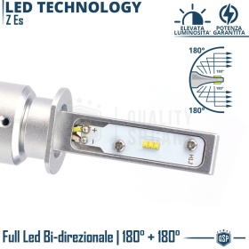 Kit LED H1 con GRADUACIÓN AJUSTABLE | 6500K 8000LM | CANbus SIN ERROR, Plug & Play