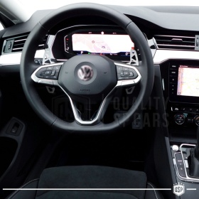 2 Levas de Volante para VW Passat B8 Facelift | Levas de Cambio de Reemplazo de Aluminio Silver