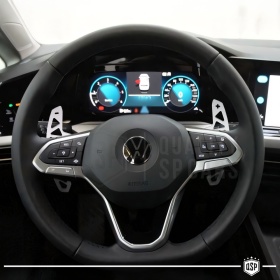 2 Levas de Volante para VW Touran 2 Facelift | Levas de Cambio de Reemplazo de Aluminio Silver