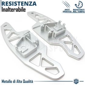 2 Levas de Volante para VW Touran 2 Facelift | Levas de Cambio de Reemplazo de Aluminio Silver