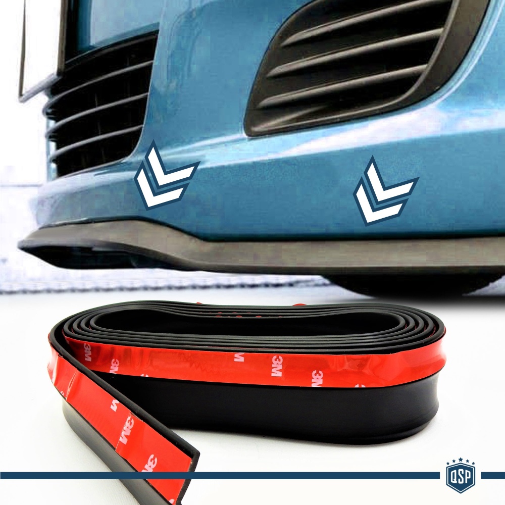 Spoiler Alerón Adhesivo Compatible con SSANGYONG Labio parachoques LIP o Faldones Laterales Negro Flexible Spoiler Alerón Adhesivo Compatible con SSANGYONG Labio parachoques LIP o Faldones Laterales Negro Flexible