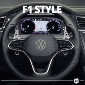 2 Levas de Volante para VW Touareg 3 Facelift | Levas de Cambio de Reemplazo de Aluminio Silver
