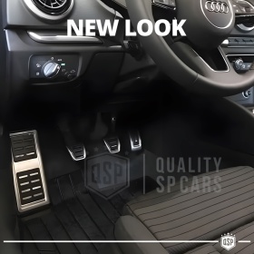 CUBRE PEDALES Deportivos para Audi A3 8V Cambio MANUAL | Pedales de Aluminio y Goma Antideslizante