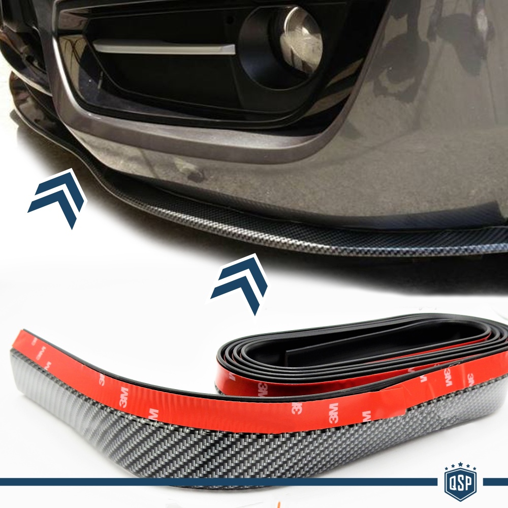 Spoiler Alerón Adhesivo Compatible con SSANGYONG Fibra de Carbono Labio Parachoques o Faldones Laterales Flexible Spoiler Alerón Adhesivo Compatible con SSANGYONG Fibra de Carbono Labio Parachoques o Faldones Laterales Flexible