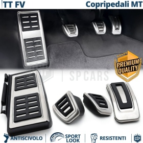 CUBRE PEDALES Deportivos para Audi TT FV Cambio MANUAL | Pedales de Aluminio y Goma Antideslizante
