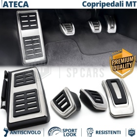 CUBRE PEDALES Deportivos para Cupra Ateca Cambio MANUAL | Pedales de Aluminio y Goma Antideslizante