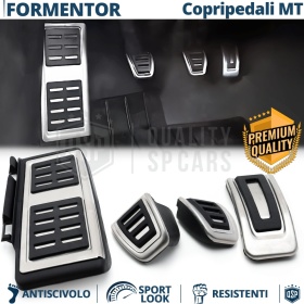 CUBRE PEDALES Deportivos para Cupra Formentor Cambio MANUAL | Pedales de Aluminio y Goma Antideslizante