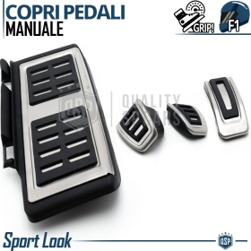 CUBRE PEDALES Deportivos para Seat Ateca Cambio MANUAL | Pedales de Aluminio y Goma Antideslizante