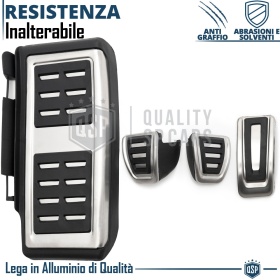COUVRE PÉDALES Sport pour VW Golf 8 Transmission MANUELLE | Aluminium et Caoutchouc Antidérapant