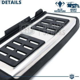 COUVRE PÉDALES Sport pour VW Golf 8 Transmission MANUELLE | Aluminium et Caoutchouc Antidérapant