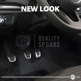 CUBRE PEDALES Deportivos para Skoda Rapid Cambio MANUAL | Pedales de Aluminio y Goma Antideslizante