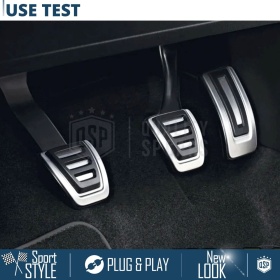 Car PEDAL Covers for Skoda Scala MANUAL Transmission | Aluminum and Non-slip Rubber Sports Pedals Car PEDAL Covers for Skoda Scala MANUAL Transmission | Aluminum and Non-slip Rubber Sports Pedals