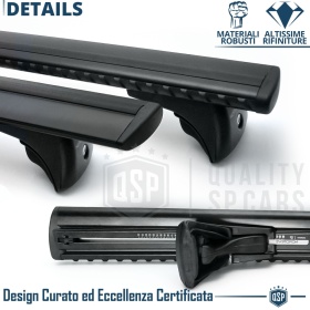 Barras de Techo para Rieles Integrados Nordrive EVOS SILENZIO L | Máx. 100 kg. GS-TÜV