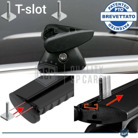 Barras de Techo para Rieles Integrados Nordrive EVOS SILENZIO L | Máx. 100 kg. GS-TÜV
