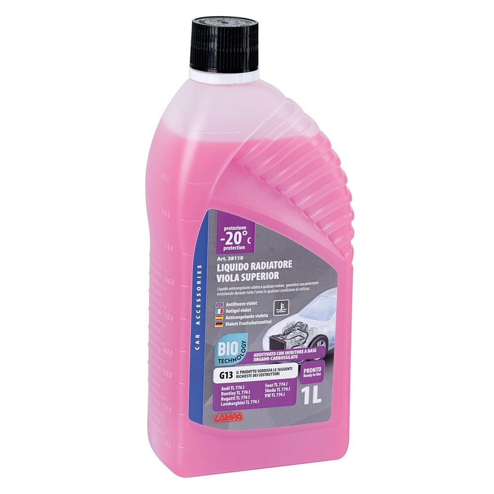 1 Líquido Anticongelantes G13 1.000 ml Morado Superior, Recarga | HECHO EN EUROPA