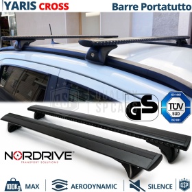 Barras de Techo para Toyota Yaris Cross NORDRIVE Evos Silenzio | Máx. 100 kg. GS-TÜV