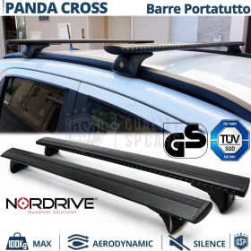 Barre Portatutto Per Fiat Panda 3 319 Cross ORIGINALI Nordrive Evos Silenzio | Max 100Kg. GS-TÜV