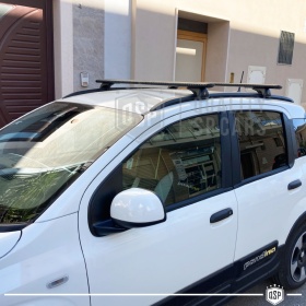 Barre Portatutto Per Fiat Panda 3 319 Cross ORIGINALI Nordrive Evos Silenzio | Max 100Kg. GS-TÜV