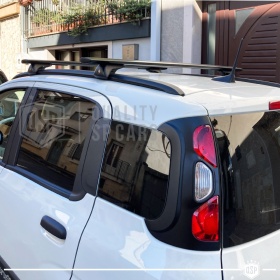 Barre Portatutto Per Fiat Panda 3 319 Cross ORIGINALI Nordrive Evos Silenzio | Max 100Kg. GS-TÜV