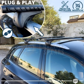 Barras de Techo para Ssangyong Tivoli NORDRIVE Evos Silenzio Negro | Máx. 100 kg. GS-TÜV
