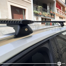 Barras de Techo para Volvo XC40 NORDRIVE Evos Silenzio Negro | Máx. 100 kg. GS-TÜV