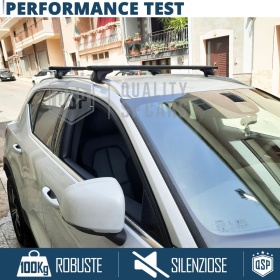 Barras de Techo para Volvo XC40 NORDRIVE Evos Silenzio Negro | Máx. 100 kg. GS-TÜV