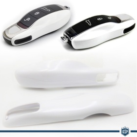 White Hard Remote Key Cover for Porsche Cayenne 2011-2015 (92A) Shell Case Inserts in Thermal Abs