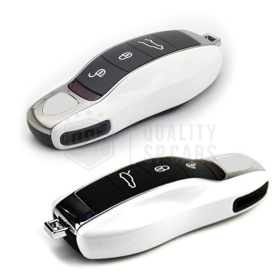 White Hard Remote Key Cover for Porsche Cayenne 2011-2015 (92A) Shell Case Inserts in Thermal Abs