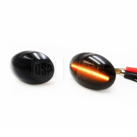 X2 Intermitentes LED Secuenciales para MINI Homologados, Lente Negra, CANBUS No Error
