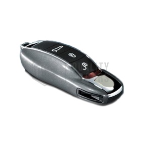 Funda Rígida Llave Mando Gris para Porsche Macan desde 2015 (95B) Carcasa en Abs Térmico