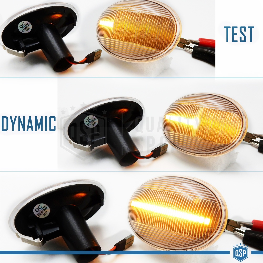 X2 Intermitentes LED Secuenciales para MINI Homologados, Lente Blanca, CANBUS No Error X2 Intermitentes LED Secuenciales para MINI Homologados, Lente Blanca, CANBUS No Error