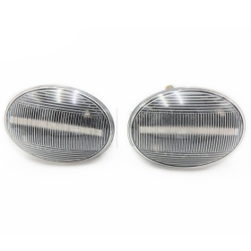 X2 Intermitentes LED Secuenciales para MINI Homologados, Lente Blanca, CANBUS No Error