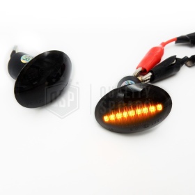 Intermitentes LED Secuenciales Coches Para FIAT, Homologados, Lente Negra Oscura, CANBUS No Error