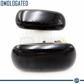 Sequential Dynamic LED Side Markers for AUDI Cars E-Approved, Black Smoked Lens, Canbus No Error