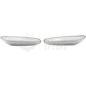 Intermitentes LED Secuenciales para BMW Coches Homologados, Lente Blanca, CANBUS No Error