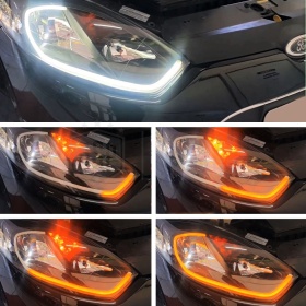 X2 Tiras LED Flexibles DRL, Luz de Día + Intermitentes Secuenciales, Canbus 60 CM