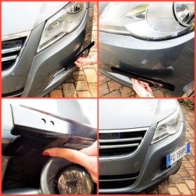 Soporte de Matrícula Delantera para SSANGYONG, Kit de Reubicación Lateral, en Acero Rojo Anodizado