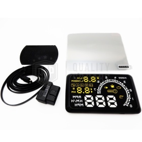 Cuentakilómetros Digital para Automóvil HUD, Pantalla Head Up, Tacómetro Proyectado en el Parabrisas, Toma OBD
