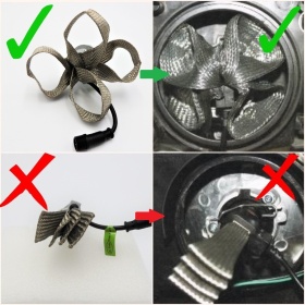1 Lampadina Full LED H11 CANbus Professionale | Conversione da Alogena H11 a LED | 6500K Luce Bianca 4000LM