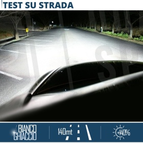 Kit Full LED H11 CANbus Professionale | Conversione da Alogena H11 a LED | 6500K Luce Bianca 8000LM